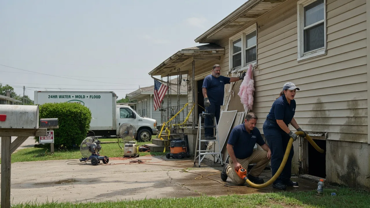 Water Damage Repair in Hartshorne, OK near me